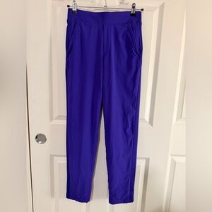 Athleta Brooklyn Lined Pants w/ Zipper Pockets Color Purple Women’s Size 0